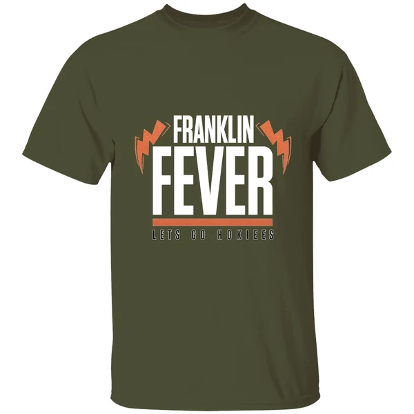 Virginia Tech Hokies Football Franklin Fever Lets Go Hokies Shirt - Image 3