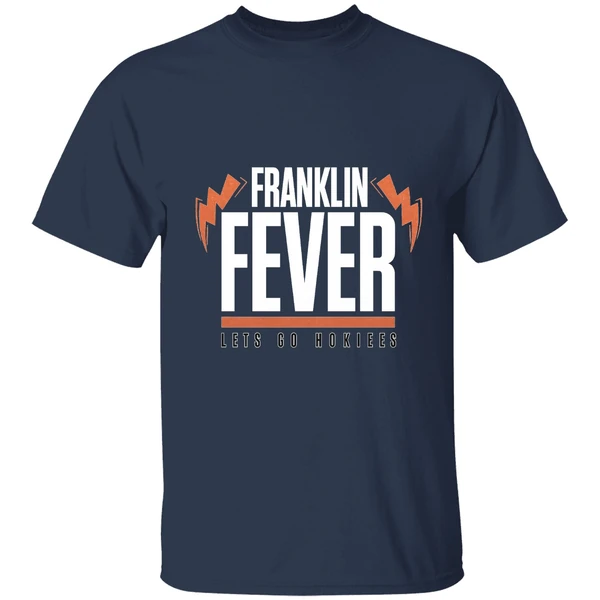 Virginia Tech Hokies Football Franklin Fever Lets Go Hokies Shirt - Image 4