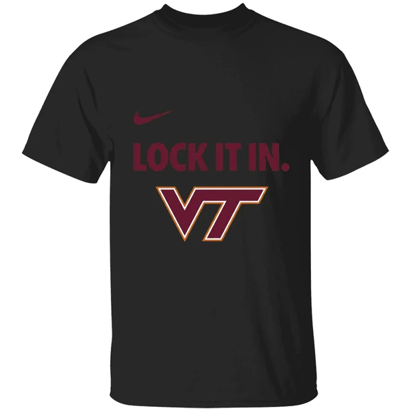 Virginia Tech Hokies Lock It In Logo Shirt