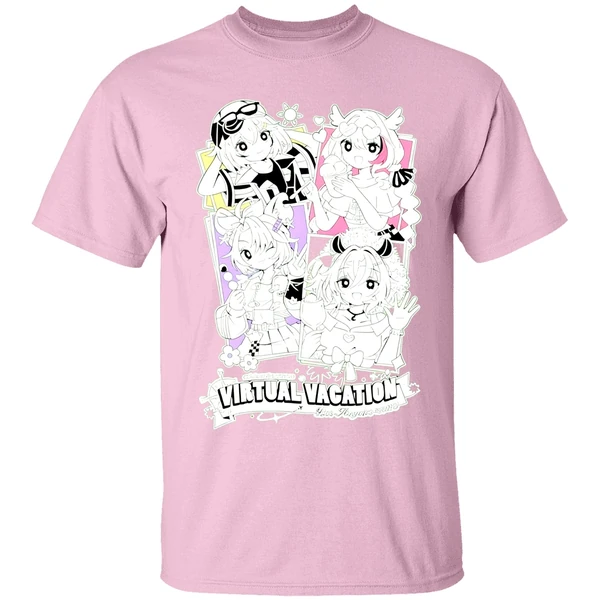 Virtual Vacation Los Angeles 2025 Anime Shirt - Image 2
