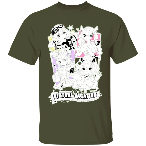 Virtual Vacation Los Angeles 2025 Anime Shirt - Image 3