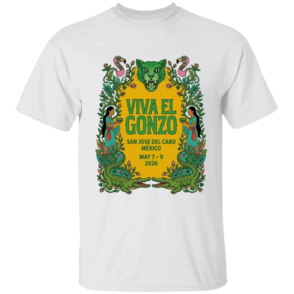 Viva El Gonzo 2026 Merch Golden Mangrove Shirt