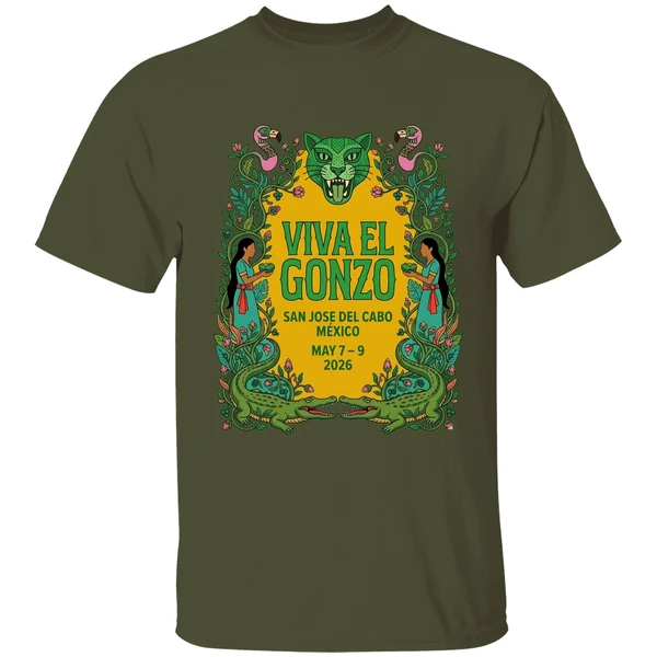 Viva El Gonzo 2026 Merch Golden Mangrove Shirt - Image 9