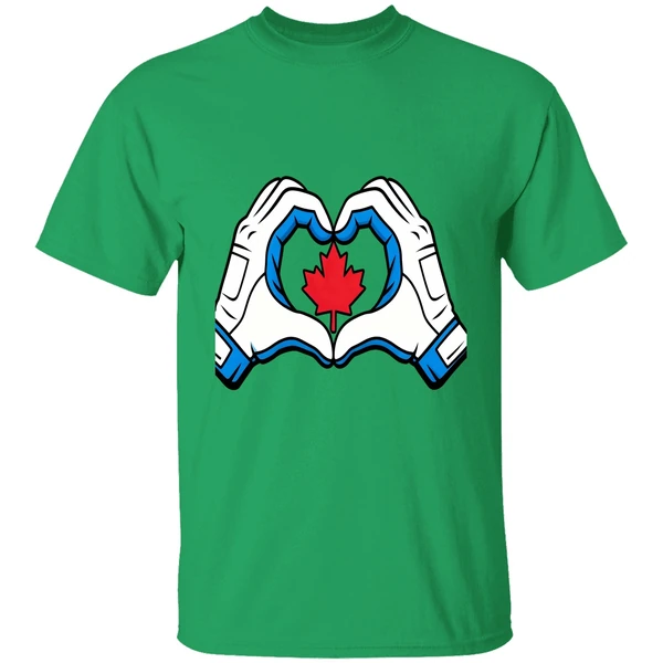 Vladimir Guerrero Jr Wearing Canada Heart Hands Shirt - Image 8