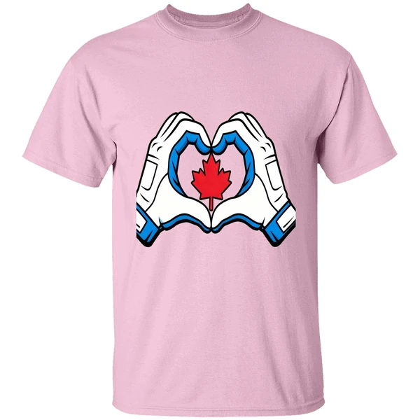 Vladimir Guerrero Jr Wearing Canada Heart Hands Shirt - Image 2
