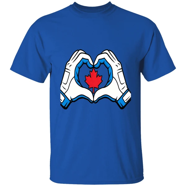 Vladimir Guerrero Jr Wearing Canada Heart Hands Shirt - Image 7