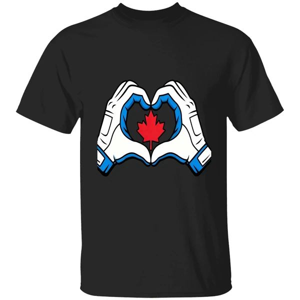 Vladimir Guerrero Jr Wearing Canada Heart Hands Shirt - Image 9