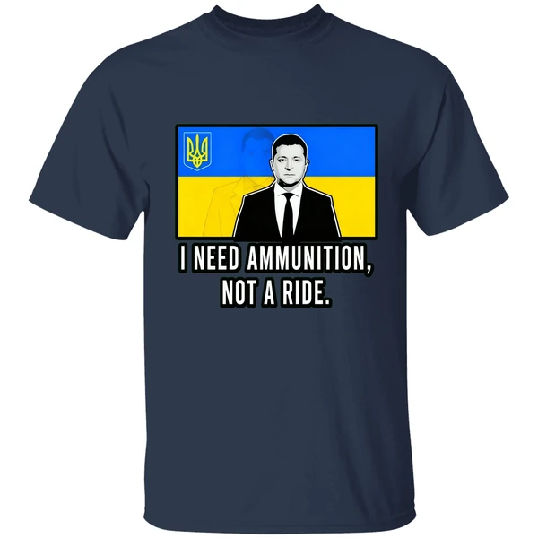 Volodymyr Zelensky I Need Ammunition Not A Ride Ukraine Pray Shirt - Image 4