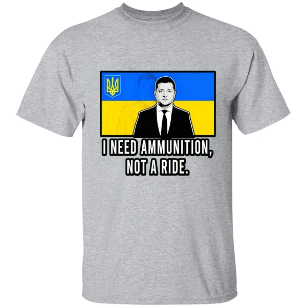 Volodymyr Zelensky I Need Ammunition Not A Ride Ukraine Pray Shirt - Image 8