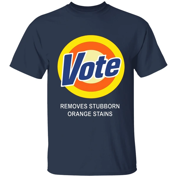 vote removes stubborn orange stains shirt navy