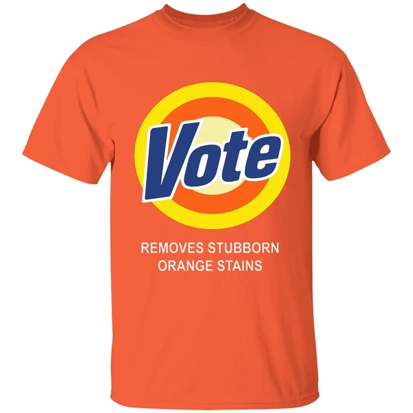 vote removes stubborn orange stains shirt orange