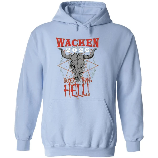 Wacken Open Air 2026 Hell Party Collection Tee Louder Than Hell Party On Hoodie - Image 4