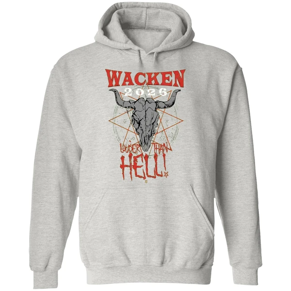 Wacken Open Air 2026 Hell Party Collection Tee Louder Than Hell Party On Hoodie - Image 9