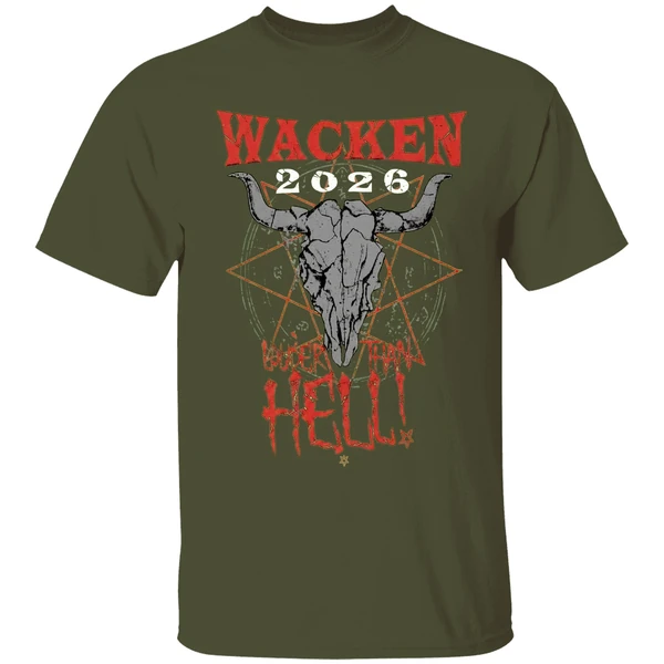 Wacken Open Air 2026 Hell Party Collection Tee Louder Than Hell Party On Shirt - Image 4