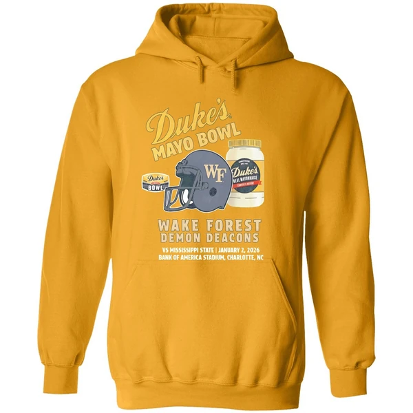 Wake Forest Demon Deacons 2026 Dukes Mayo Bowl Hoodie