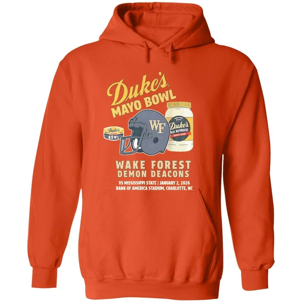 Wake Forest Demon Deacons 2026 Dukes Mayo Bowl Hoodie - Image 6