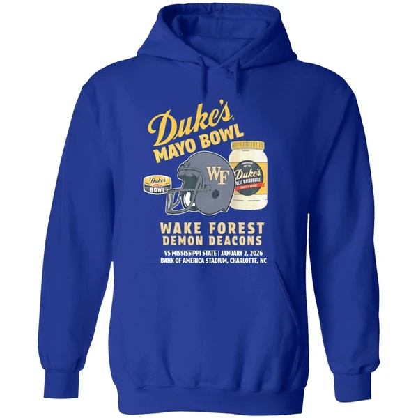 Wake Forest Demon Deacons 2026 Dukes Mayo Bowl Hoodie - Image 7
