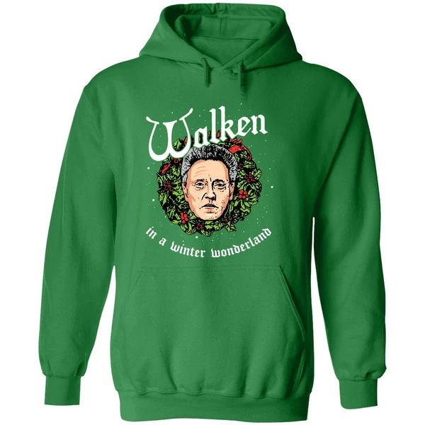 Walken In A Winter Wonderland Christmas Hoodie - Image 2