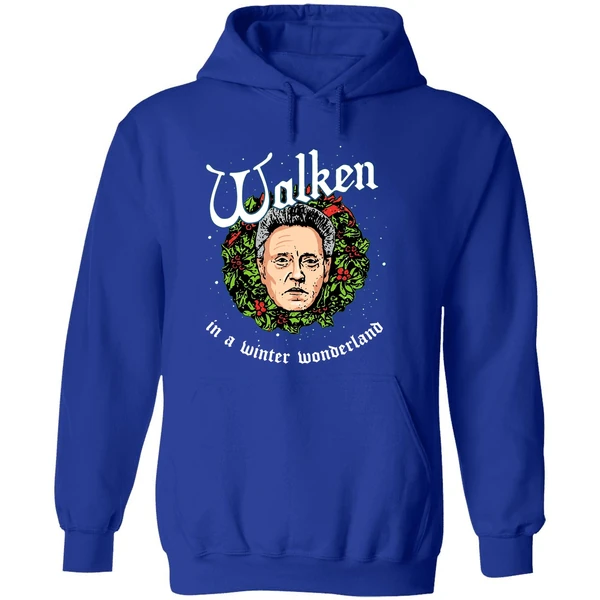Walken In A Winter Wonderland Christmas Hoodie - Image 7