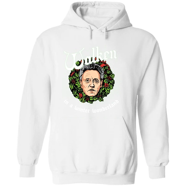 Walken In A Winter Wonderland Christmas Hoodie - Image 8