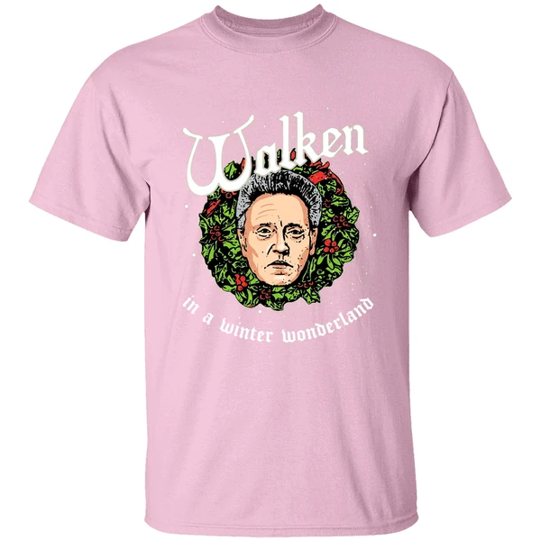 walken in a winter wonderland christmas shirt lightpink