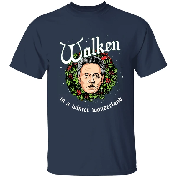 Walken In A Winter Wonderland Christmas Shirt - Image 5
