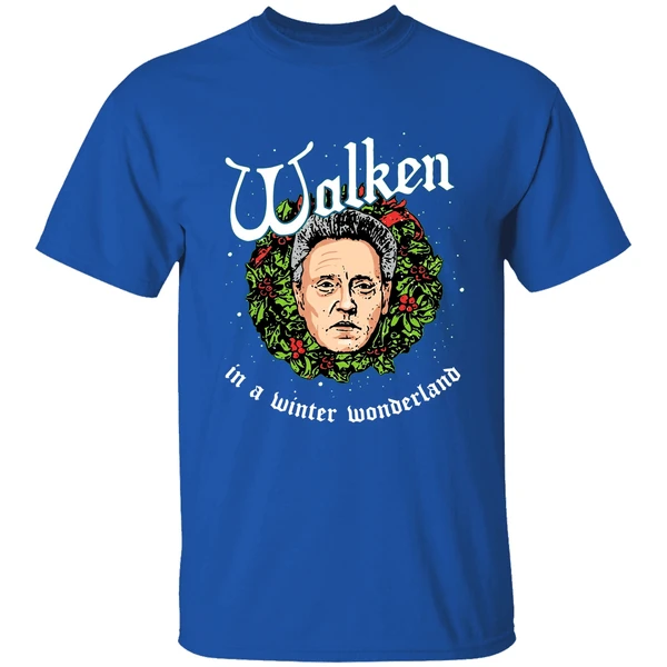 Walken In A Winter Wonderland Christmas Shirt - Image 8