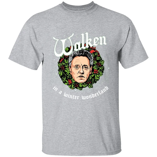 Walken In A Winter Wonderland Christmas Shirt - Image 9