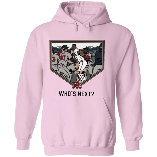 Walt Weiss Whos Next Braves Vs Angels Brawl Hoodie - Image 5