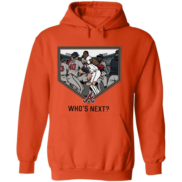 Walt Weiss Whos Next Braves Vs Angels Brawl Hoodie - Image 6