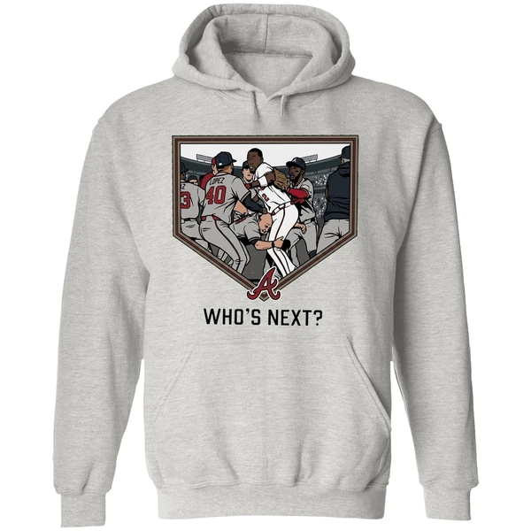 Walt Weiss Whos Next Braves Vs Angels Brawl Hoodie - Image 9