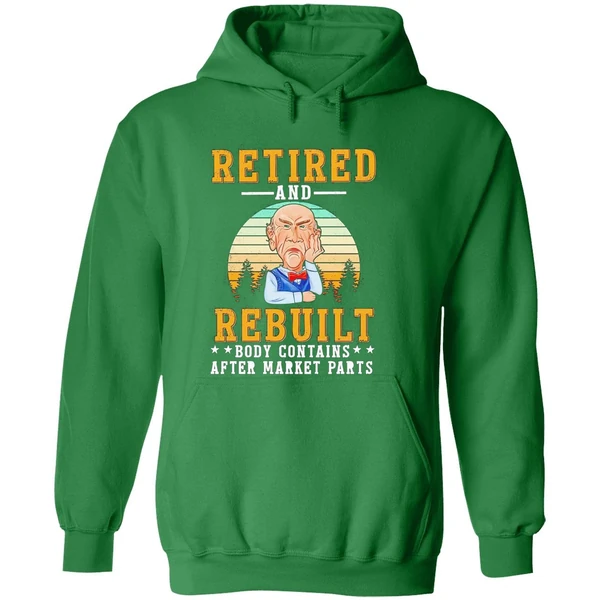Walter Jeff Dunham Retired And Rebuild Body Contains Aftermarket Parts Vintage Hoodie - Image 2