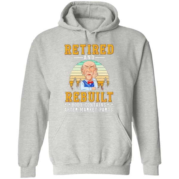 Walter Jeff Dunham Retired And Rebuild Body Contains Aftermarket Parts Vintage Hoodie - Image 9