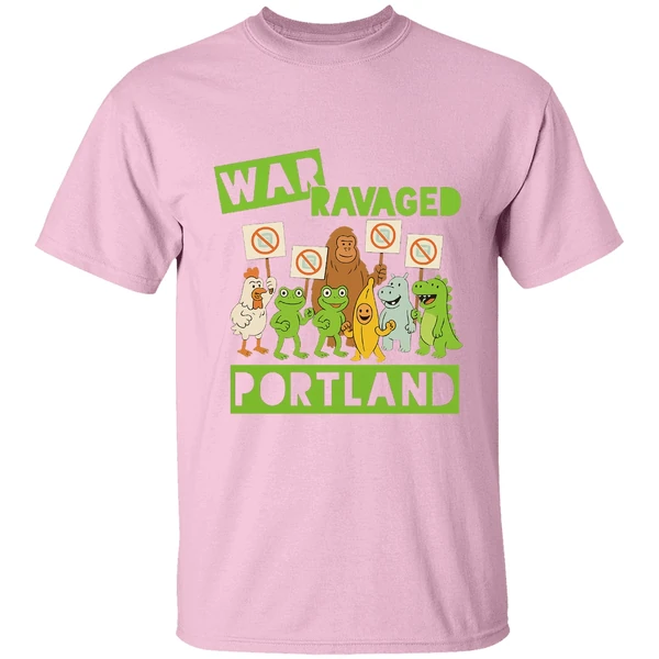 War Ravaged Portland Shirt Anti Fascism Frog Shirt - Image 2