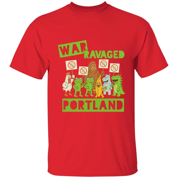 War Ravaged Portland Shirt Anti Fascism Frog Shirt - Image 6