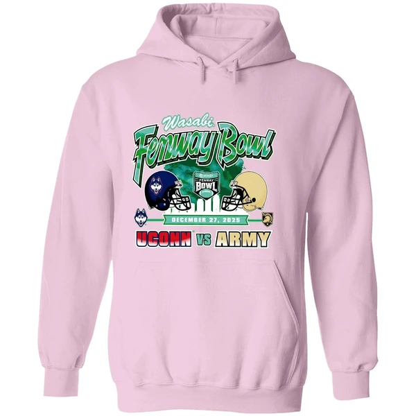 Wasabi Fenway Bowl Uconn Huskies Vs Army Black Knights Football Hoodie - Image 5