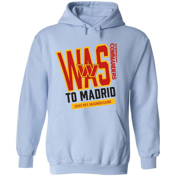 Washington Commanders 2025 To Madrid We Go Hoodie - Image 4