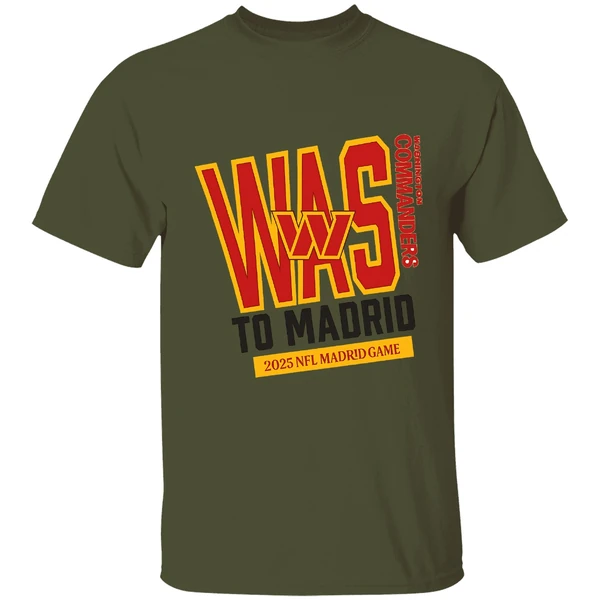 Washington Commanders 2025 To Madrid We Go Shirt - Image 3