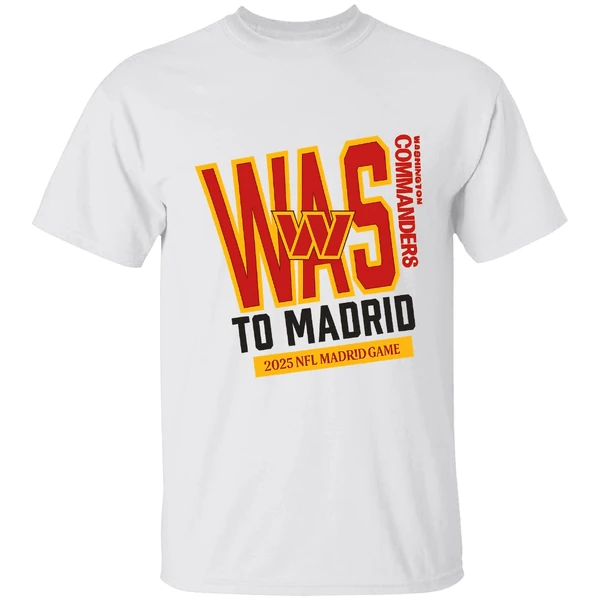 Washington Commanders 2025 To Madrid We Go Shirt - Image 9