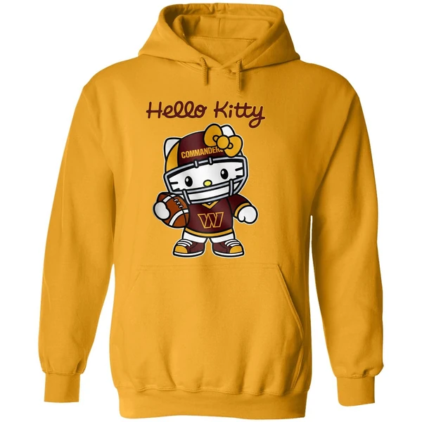 Washington Commanders Hello Kitty Hoodie