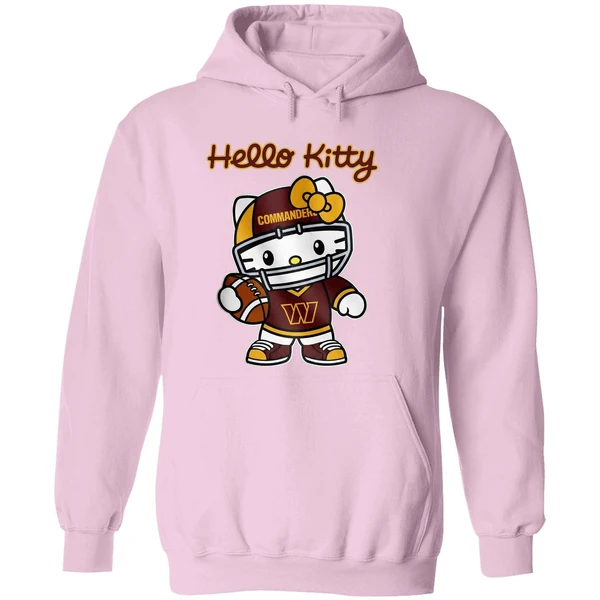 Washington Commanders Hello Kitty Hoodie - Image 5