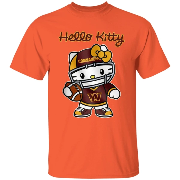 Washington Commanders Hello Kitty Shirt - Image 6