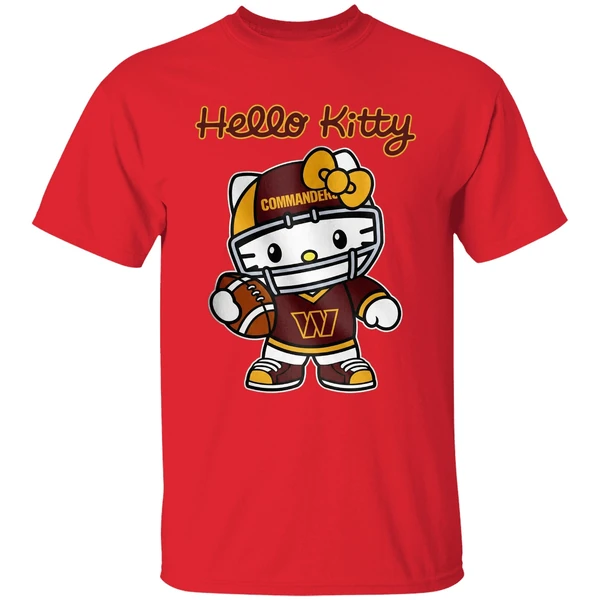 Washington Commanders Hello Kitty Shirt - Image 7