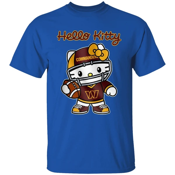 Washington Commanders Hello Kitty Shirt - Image 8