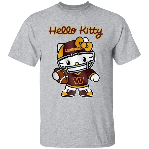 Washington Commanders Hello Kitty Shirt - Image 9