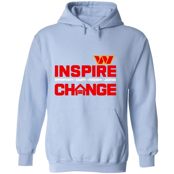 Washington Commanders Inspire Change Opportunity Equity Freedom Justice 2025 Hoodie - Image 4
