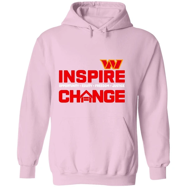 Washington Commanders Inspire Change Opportunity Equity Freedom Justice 2025 Hoodie - Image 5