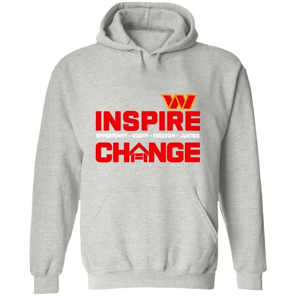 Washington Commanders Inspire Change Opportunity Equity Freedom Justice 2025 Hoodie - Image 9
