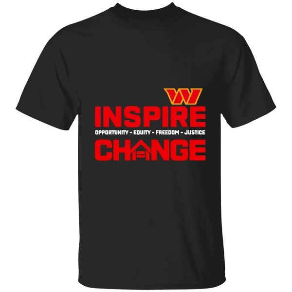 Washington Commanders Inspire Change Opportunity Equity Freedom Justice 2025 Shirt