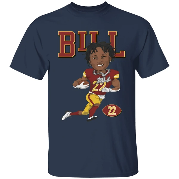 Washington Commanders Jacory Croskey Merritt Bill Caricature Shirt - Image 4